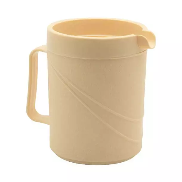 KH Moderne Insulated Jug 600ml Yellow Pp/Pu (Box 12) PAS-FZ141