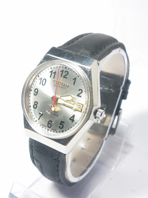 Vintage  Citizen  Automatic Movement Date Day Dial Mens Analog Wrist Watch  D247