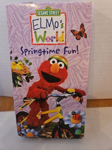 ELMO'S WORLD SPRINGTIME Fun VHS Video Tape 2002 Sesame Street £10.76 ...