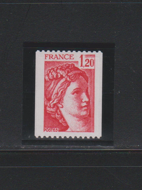 1974 FRANCE N°1815a & 1815b** se tenant Roulette N° rouge au verso