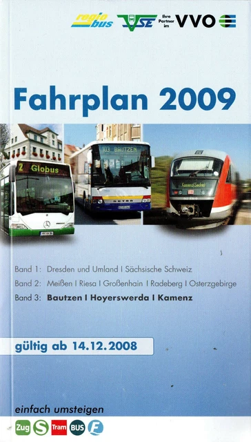 FAHRPLAN BAUTZEN / Hoyerswerda / Kamenz 2009 EUR 3,00 PicClick DE