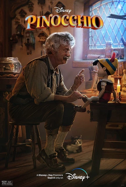 Pinocchio (2022) Tom Hanks│Adventure Movie│DVD Only Region Free- Free Shipping