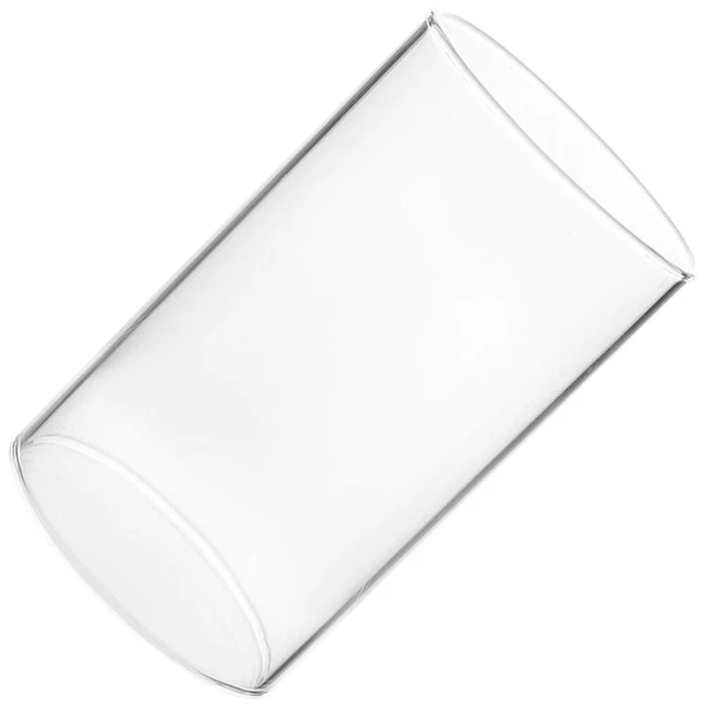 Garneck Cheminée Verre Transparent pour Bougies Cylindriques