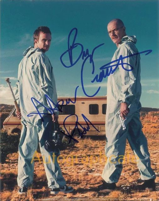 BREAKING BAD 10 x 8 Inch Autographed Photo - High Quality Copy Of Original