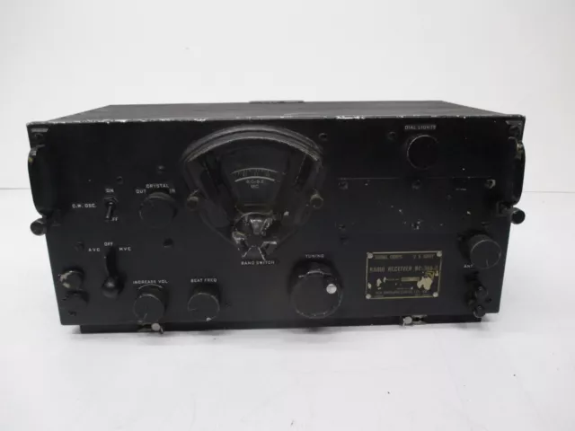 VTG WWII RCA US Army Signal Corps Military Radio Receiver BC-348-0 As ...