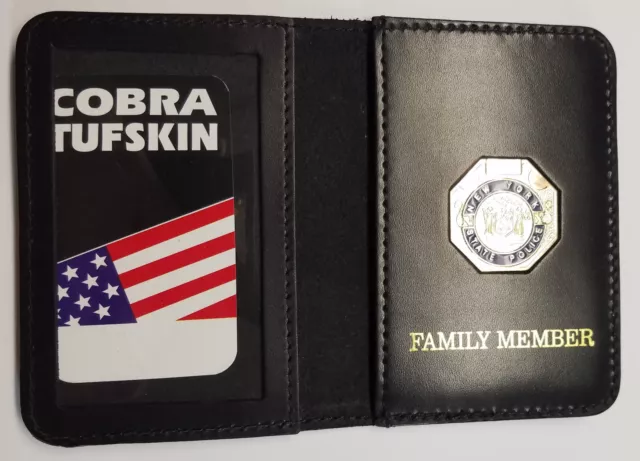New York State Police Trooper's Family Member Book Wallet with mini pin