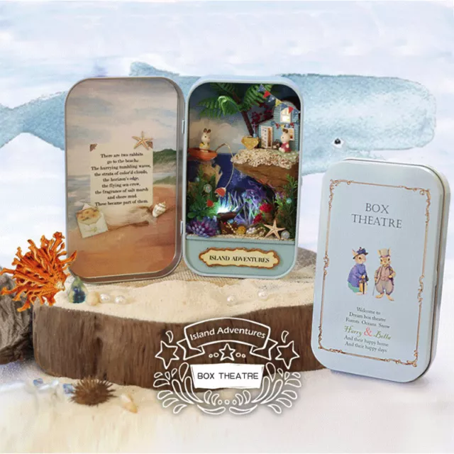 3D DIY Miniature Wooden Puzzle Dollhouse Mini Furniture Decoration Toy