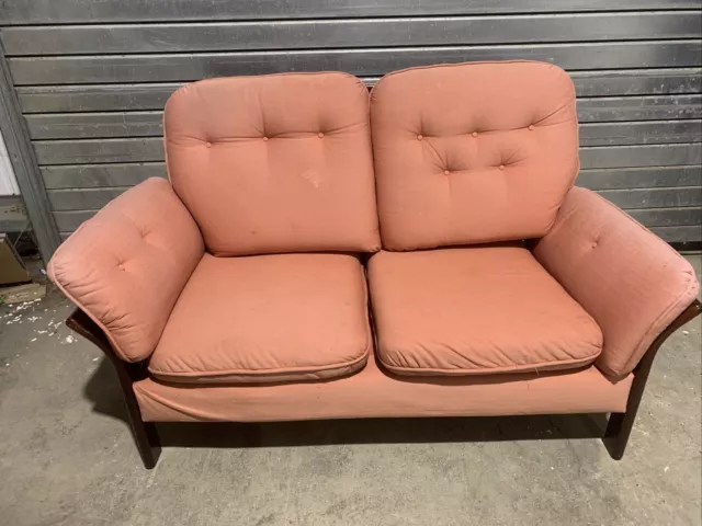 Antique Bergere two seat sofa Upholstery Project Been Upholstered Before