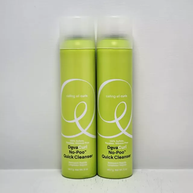 DevaCurl No-Poo Quick Cleanser Dry Shampoo 5 oz | Pack of 2 | Free Shipping DevaCurl No-Poo Quick Cleanser Dry Shampoo 5 oz | Pack of 2 | Free Shipping