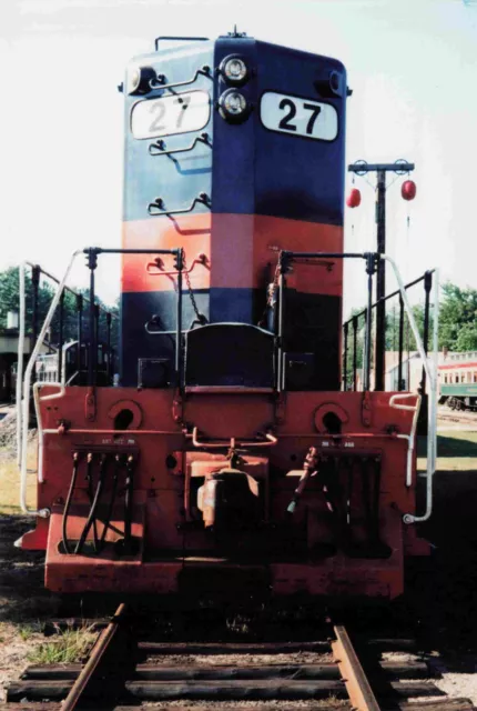 BOSTON & MAINE 27 Train Railroad Photo 4x6 #3745