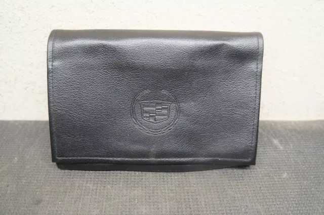 1994-2008 Cadillac Leather Case For Owners Manual Operators User Guide Black