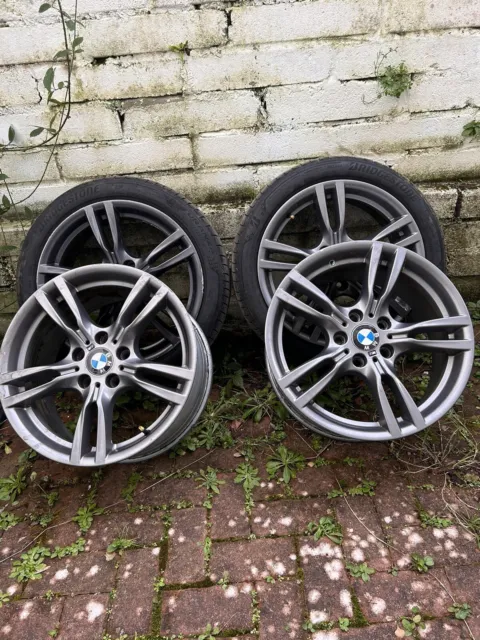 Genuine bmw 18 inch alloy wheels with tyres And Bolts