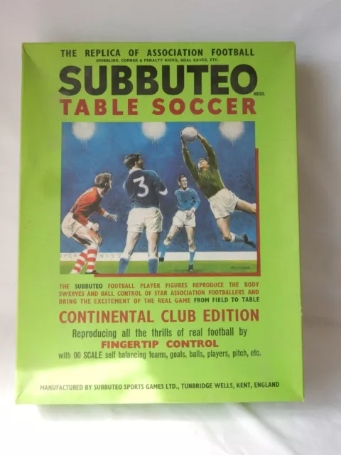 subbuteo table soccer continental club edition Complete, Great Condition