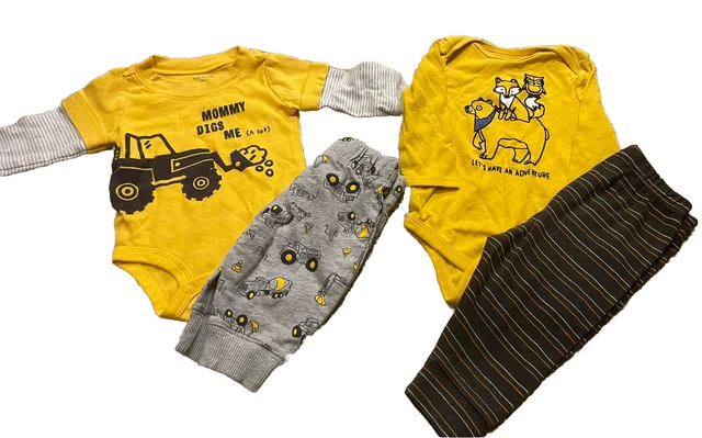 Baby Boy clothing Lot Size 3 Months Carters, cat And jack Winter Fall