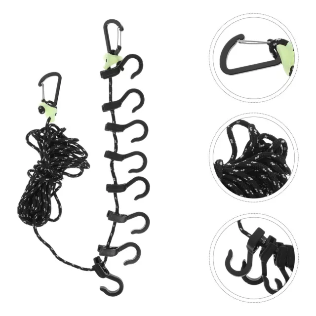 Travel Drying Clothes Ropes Elastic Clothesline Hanging Objects