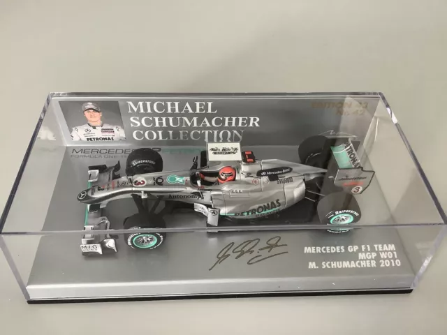 minichamps 1 43 Mercedes GP F1 Team MGP W01 M Schumacher 2010