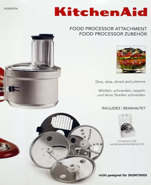 KITCHENAID 5KSM2FPA ACCESSORIO, Antipasto per Processor Alimentare,  Accessori Macchina da Cucina EUR 169,95 - PicClick IT