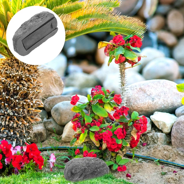 Nascondiglio Per Chiavi A Forma Di Gufo – Finto Sasso Per Esterno – Portachiavi Segreto Per Giardino - 5