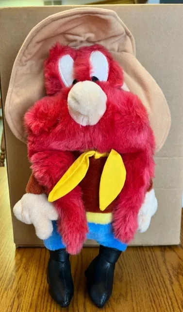 15 1/2" Yosemite Sam Stuffed Plush Vintage 1995 Looney Tunes Warner Brothers