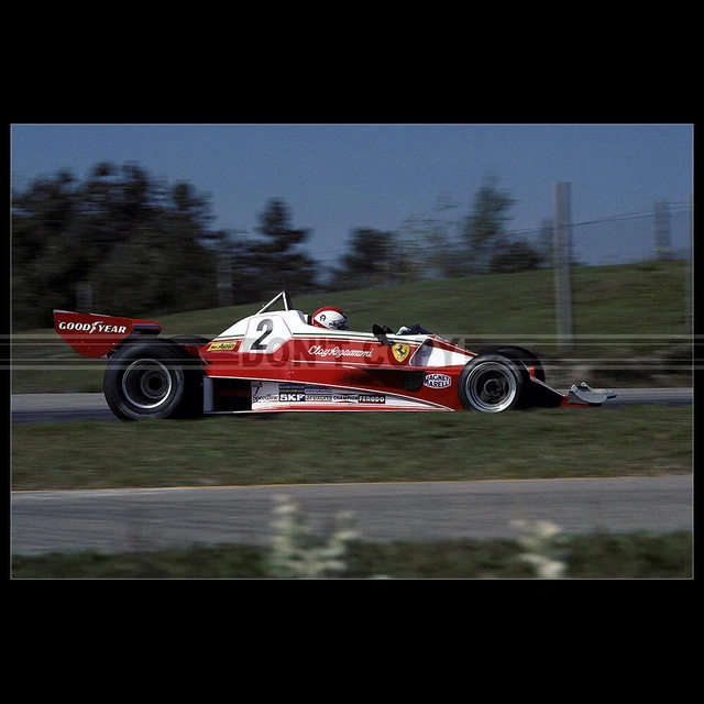PHOTO A.011563 CLAY REGAZZONI CARLOS REUTEMANN GRAND PRIX F1 1975