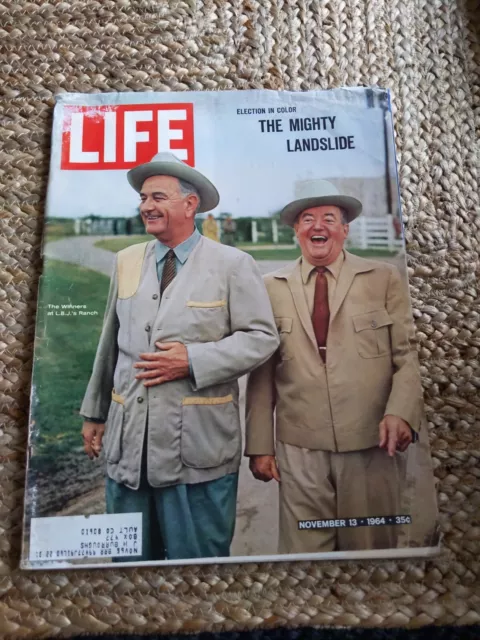 Life Magazine The Mighty Landslide November 13th 1964