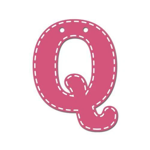 CoCaLo Mix & Match Pink Hanging Letter, Q