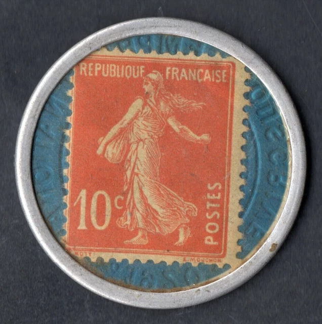 ART POPULAIRE LOT De Cinq Rares Anciens Jetons Ou Palets Bretons EUR 45