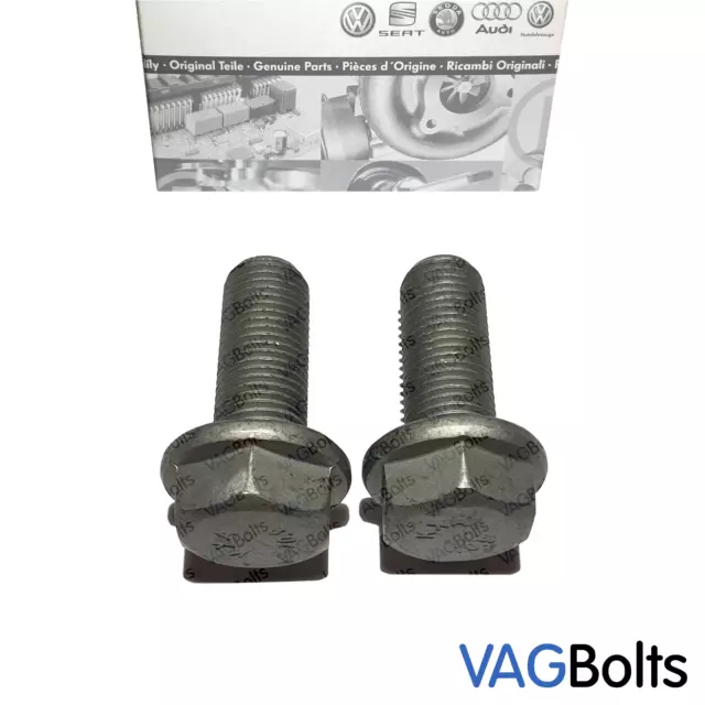 Genuine VW Audi Front Brake Caliper Carrier Bolt X2 M14x35