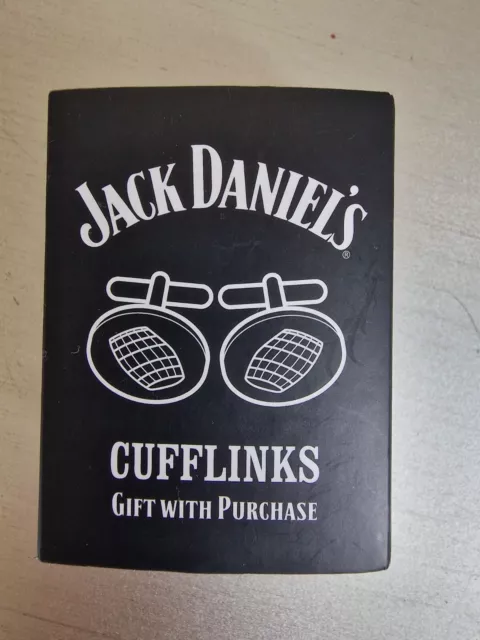 Branded Jack Daniel's Whisky Oak Barrels Cufflinks  Unworn Boxed Gift 2