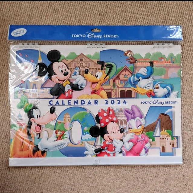 WALL CALENDAR 2024 Mickey Friends Disney Resort tokyo disney resort