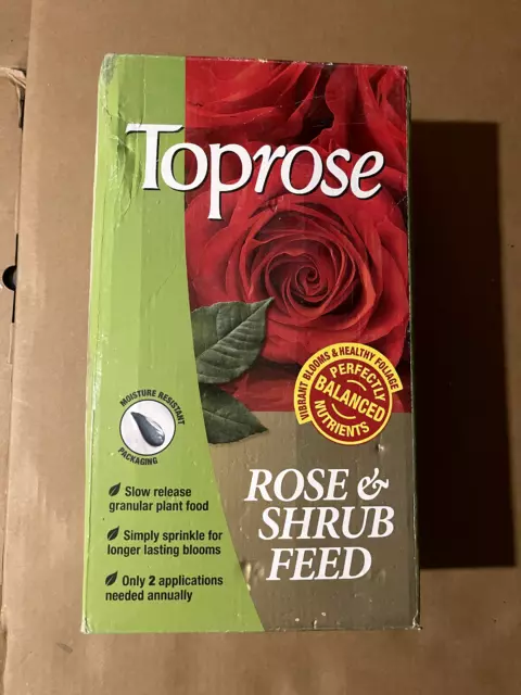 SBM Life Science Garden Toprose - Rose Feed and Fertiliser - 4kg