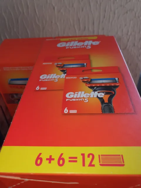Lot de 60 lames recharges pack rasoir Gillette Fusion 5 originales NEUF