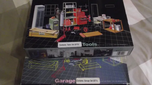 Fujimi Garage and Tools TOOLS 1:24th scale Plastic Model Kit GT2 + GARAGE 1:24th