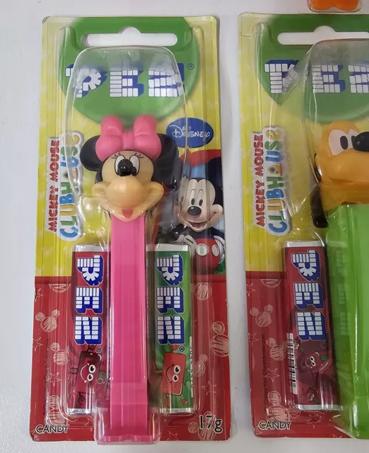 Mickey Mouse Clubhouse PEZ Dispensers x6 Donald Daisy Minnie Mickey Goofy Pluto 2