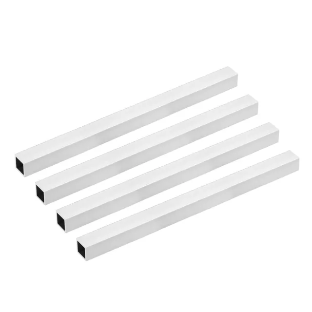 6063 Aluminium Tube Carré Tube 20mmx20mmx1mm Mur 300mm Sans Soudure Tuyau 4Pcs