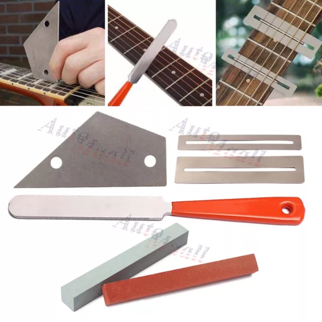 Guitar Repair Tool Fret Crowning Luthier File Guard Leveling Grinding Tool Kits