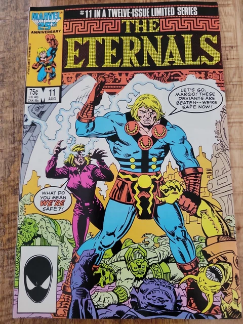 The Eternals #11 of 12 Marvel Comics Group Limited Series Comic Book Aug. 1986