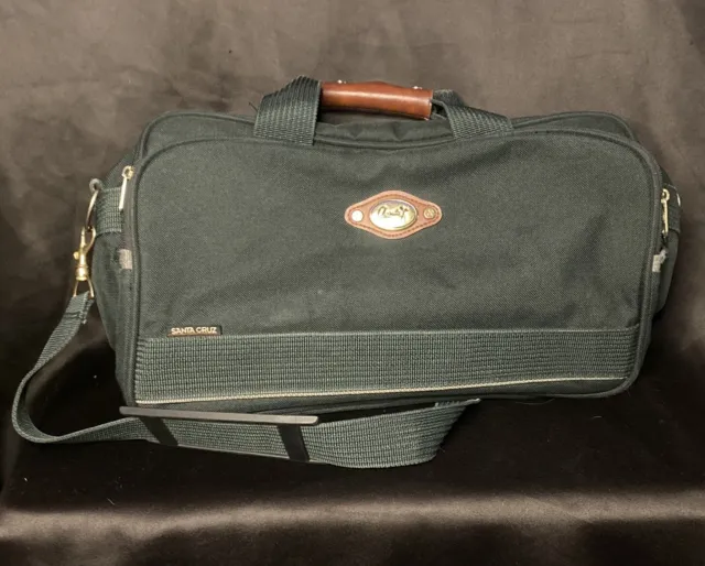 RICARDO BEVERLY HILLS SANTA CRUZ CARRY ON/MESSENGER BAG  #4316 17"11"X7" Green