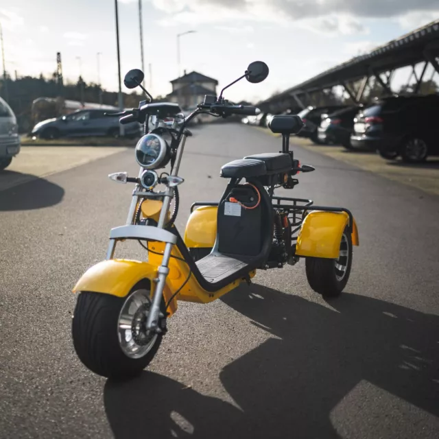 E-Scooter Citycoco Elektroroller Roller mit Straßenzulassung StVZO Trike Chopper