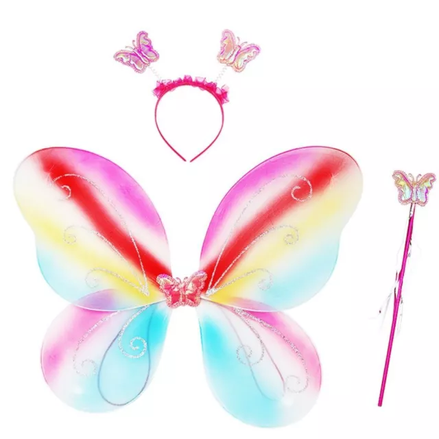 3pcs/set Princess Costume Dress-Up Wings Party Props Angel Wings