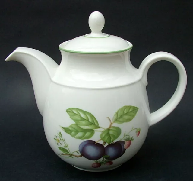 Marks and Spencer Ashberry Pattern Nice 2pt Teapot & Lid 18.5cmh - Looks in VGC