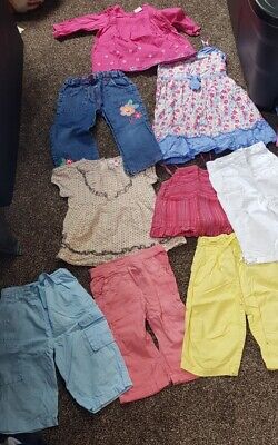 baby girls clothes bundles 18-24 months and toddler 2/ 3  summer bundle x 9