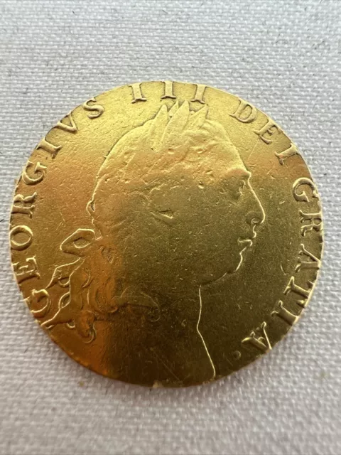 King George III 1793 Gold Guinea 22 K Gold