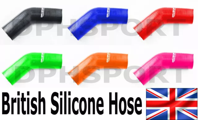 45° Degree Reducer Silicone Elbow Turbo Intercooler Radiator Boost Coolant Hose