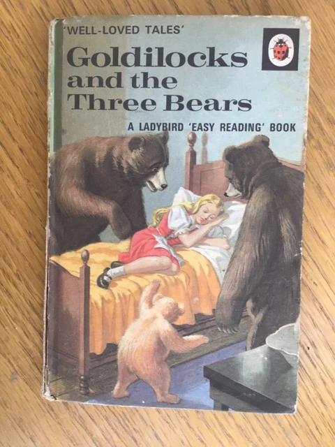 VINTAGE LADYBIRD BOOK GOLDILOCKS AND THE THREE BEARS WELL LOVED TALES ...