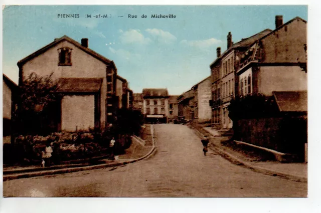 PIENNES - Meurthe et Moselle - CPA 54 - Rue de Micheville