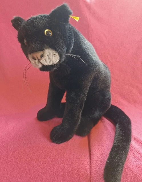 STEIFF BLACK PANTHER 50cm plush. 065156 40.00 PicClick UK