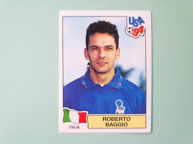 Carte Panini Calcio 1998-99 #24 Roberto Baggio – Inter Milan – Notée PSA 8 NM-MT