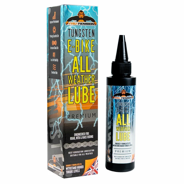 Tru-Tension | E-Tungsten All Weather Bicycle Lube | EBike Chain Lubricant | 50ml