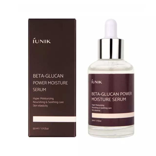 [iUNIK] Beta Glucan Power Feuchtigkeitsserum - 50 ml/kostenloses Geschenk